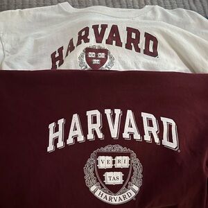 long sleeve harvard shirts